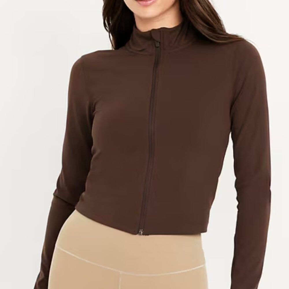 NWT Old Navy Workout Set Chocolate Brown Size Medium Large - Picture 2 of 4